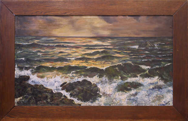 Неизвестный художник (Doldo). Морской прибой